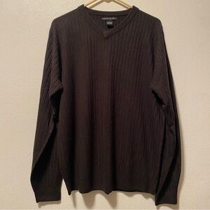 Consensus Sportswear‎ Sweater Mens Size Large PullOver Lightweight Black